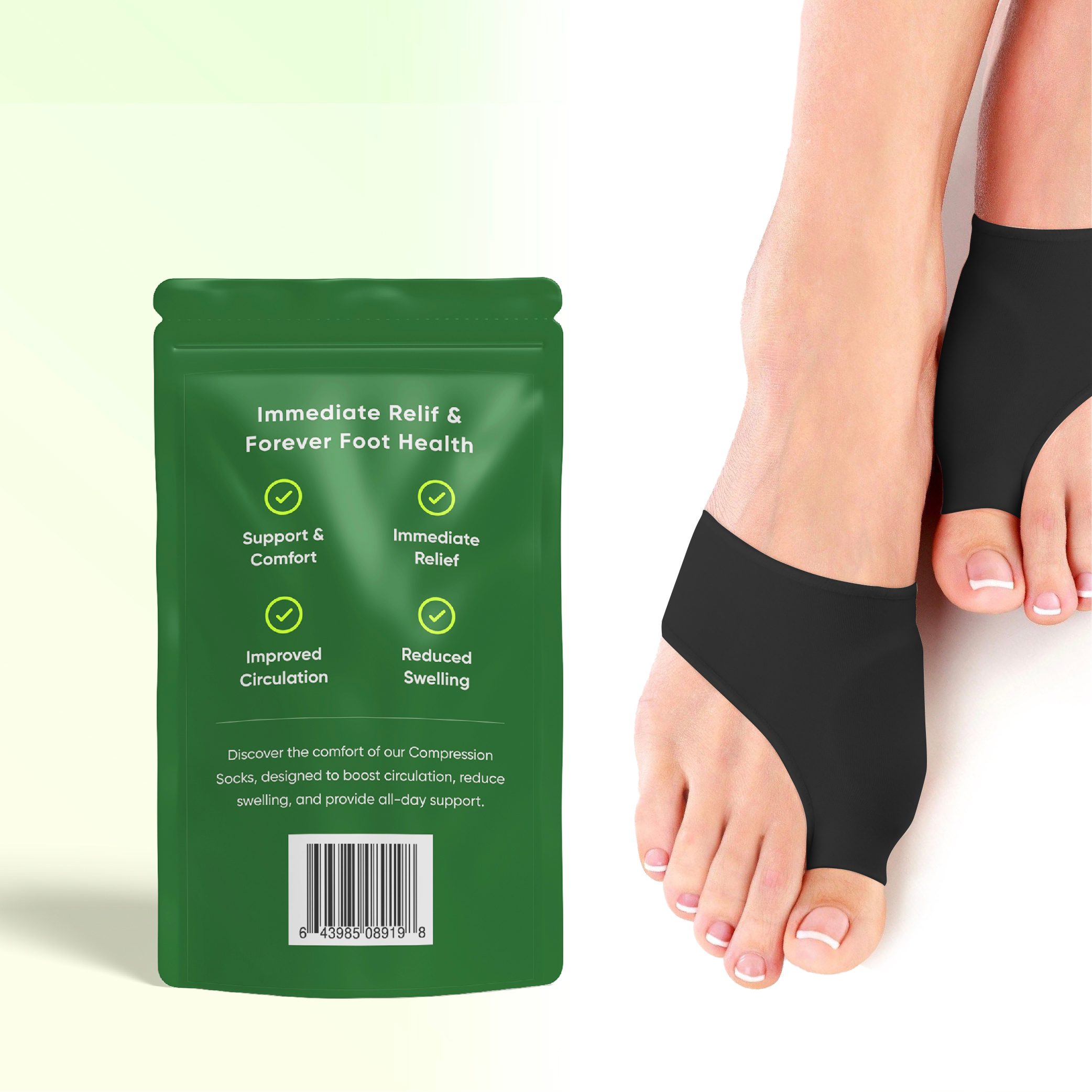 Barestep Bunion Corrector - Realign Your Toes, Ease Bunion Pain, and Restore Foot Function